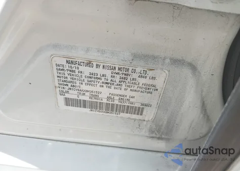 2011 Infiniti G37X z USA, uszkodzony, nr VIN JN1CV6ARXBM351527